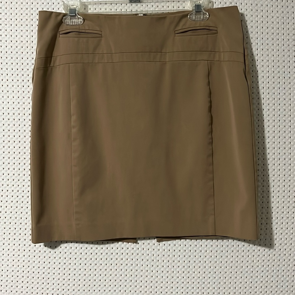Express women’s tan work skirt - used